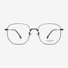 Alloaiweeo [Aloxrounz] Oversized Square Beta Titanium Eyeglass Frames Ara8113 C4 Brown