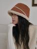 Olinkeompeulliteu Moon Suede Bonnet Hat (Camel)