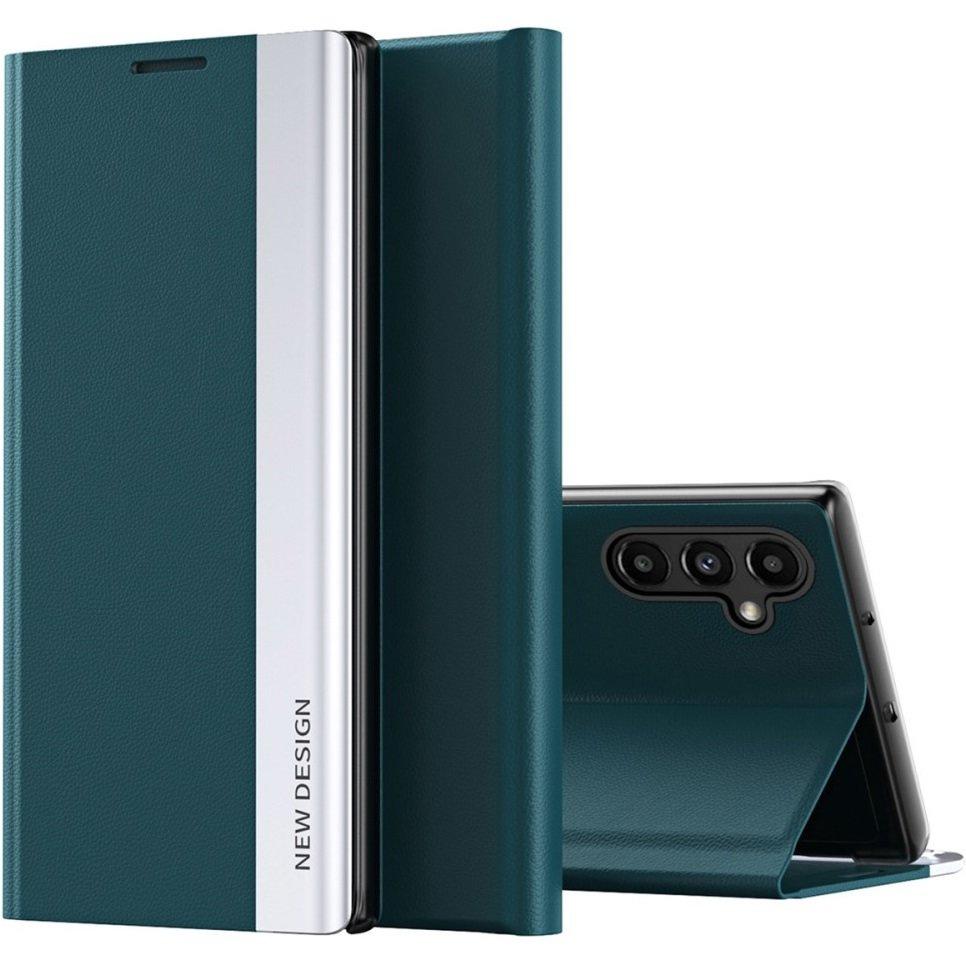 Samsung Galaxy A14 4G/5G Flip Case, Side Magnetic, Green