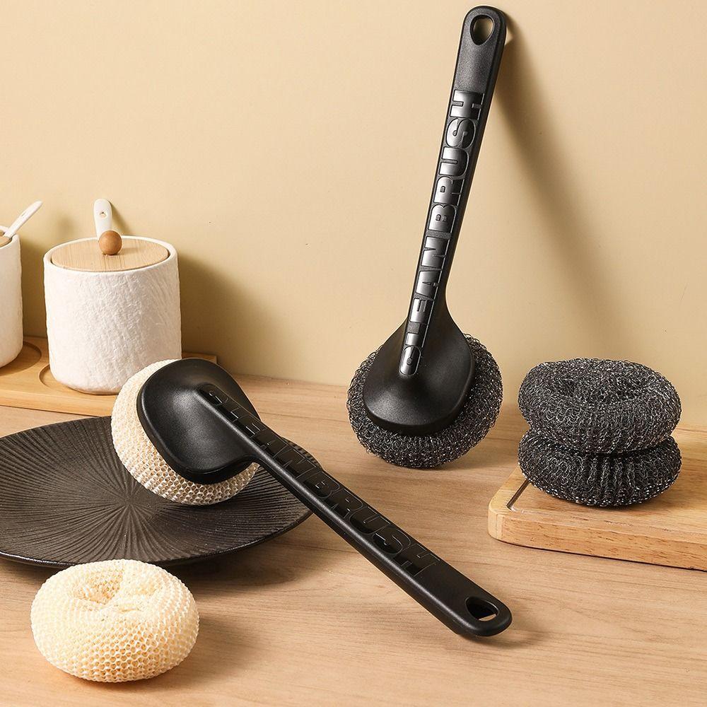 Long Handle Kitchen Pot Washing Brush Multi-function Dish Washing Brushs Gifts Pot Brush