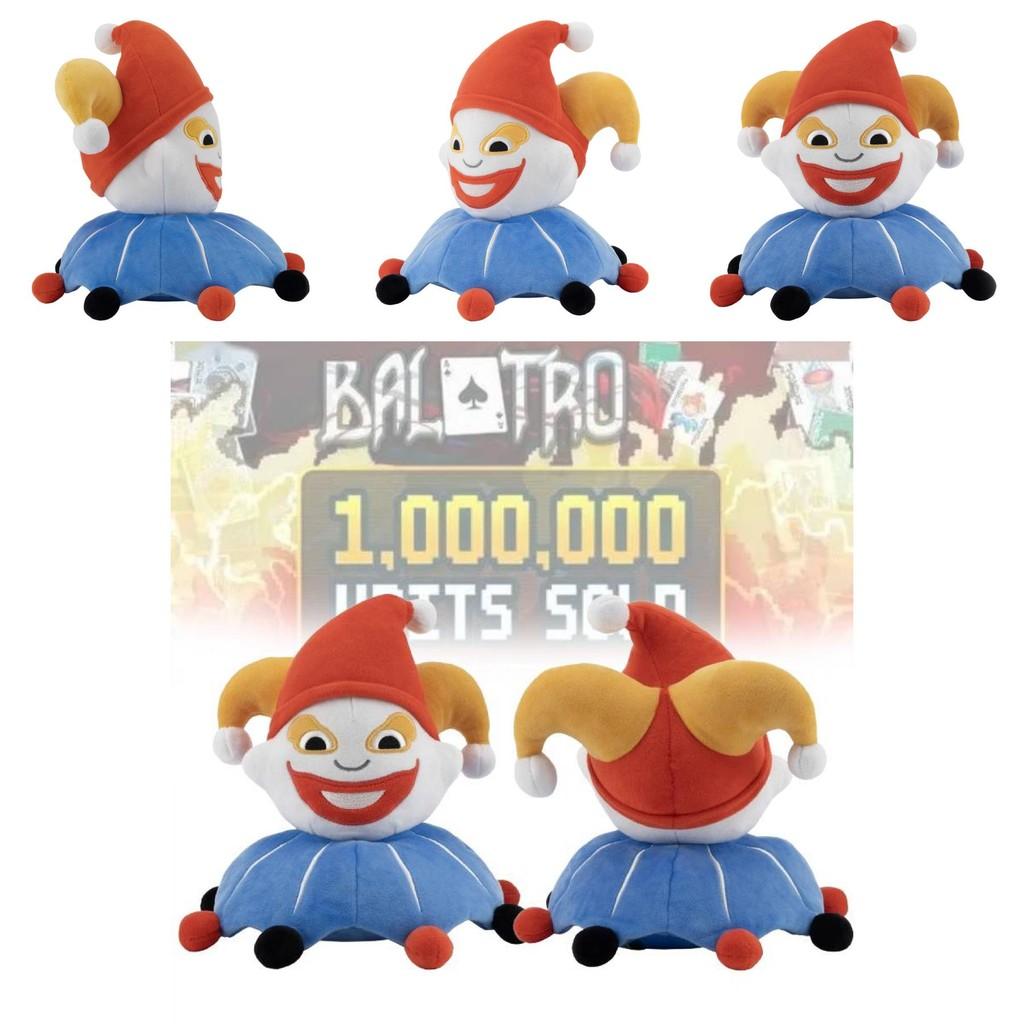 Adorable Balatro Jimbo Plush Soft Blue Clown Game Character Doll For Collectors