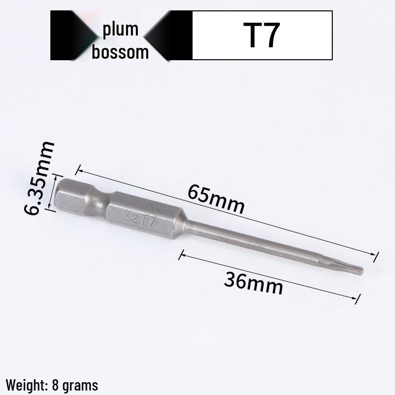 Magnetic Plum Blossom Screwdriver Replacement Bits T15 T20 T25 T30