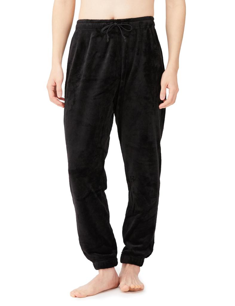 Fruit of the Loom Pajama Boa Loungewear Top and Size M Set, Set, Bottoms, Black,