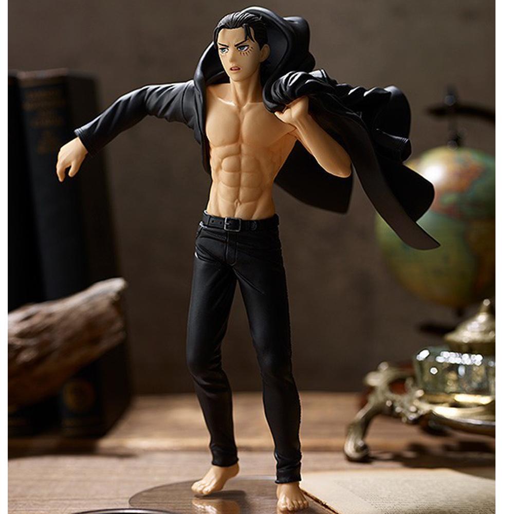 Figura de 15CM de Eren Yeager Attack On Titan Anime Modelo de Animação Cool Brinquedo Coleção de Presentes Ornamentos Obras de Arte PVC Eren Yeager