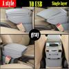 For Ford Fusion Armrest box For Ford Fiesta Mk5 Car armrest box Central storage Box Retrofit with USB Car Accessories