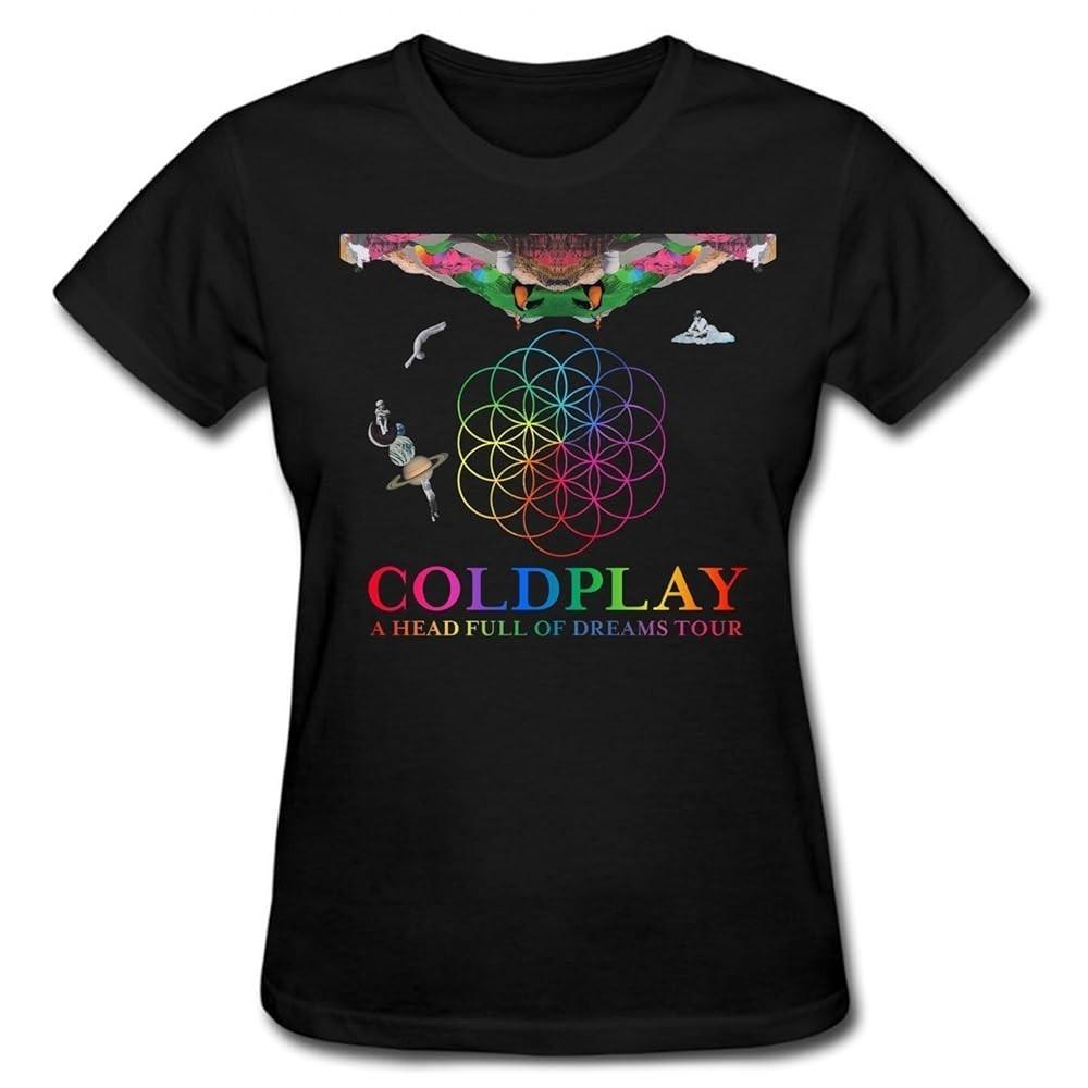 Coldplay A Head Full of Dreams Tour Black Unisex S to 5XL  AD512 Unisex T-Shirt XXXXL