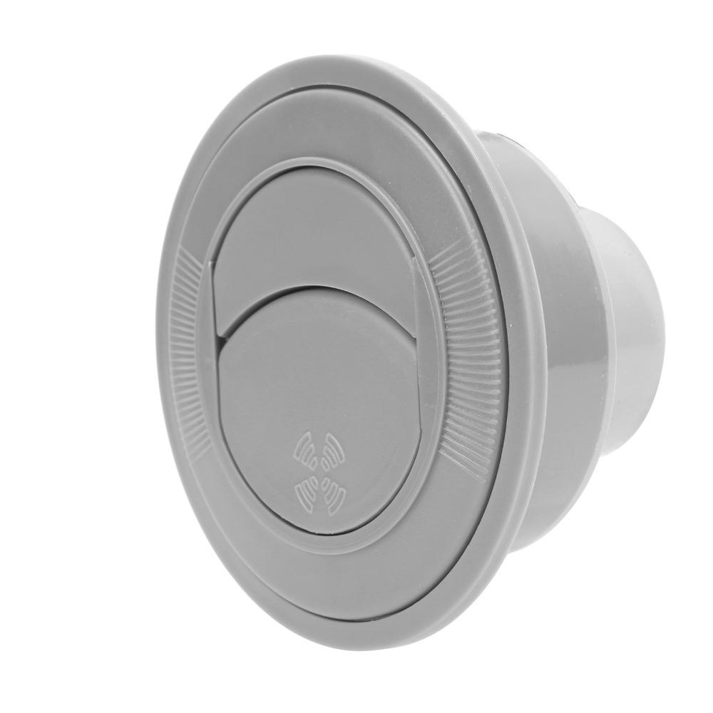 Gray Air Conditioning Outlet ABS Air Deflector Ventilation Round Air Outlet  RV