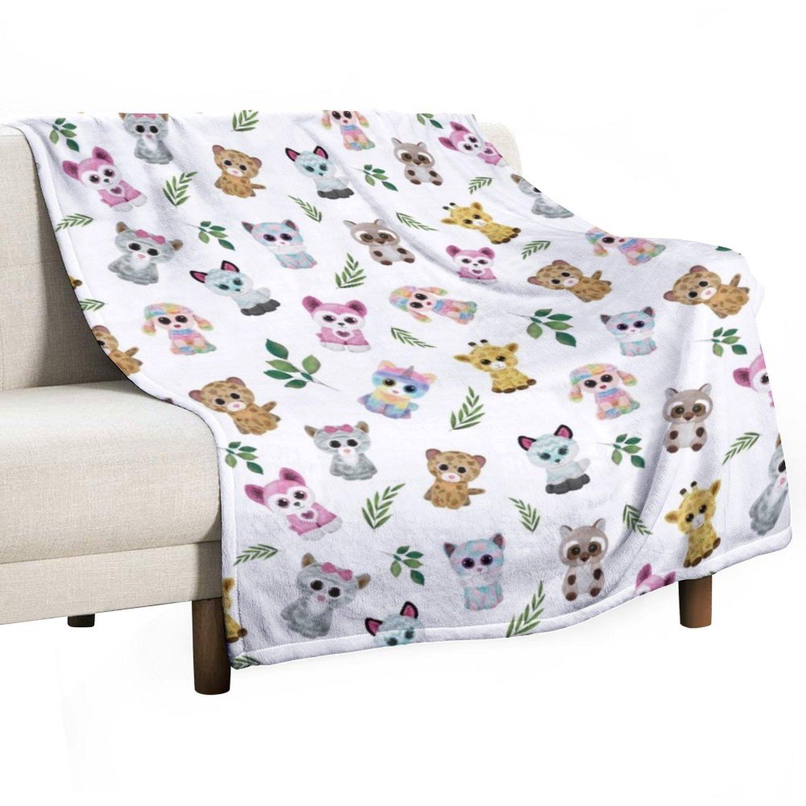 Beanie Boo Throw Blanket heavy to sleep warm for winter Stuffeds Single Blankets 30x40in