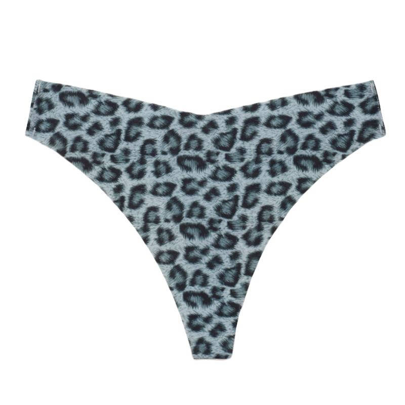 Women's Spring and Summer Sexy Leopard Print Comfortable Stretch Not To Pull A Piece of Thong Underwear