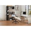 Ergonomic Gaming & Office Chair, Breathable Protein Leather, Footrest, Steel Base & Casters, 360 degrees Desk Chair for Home Office & Gaming