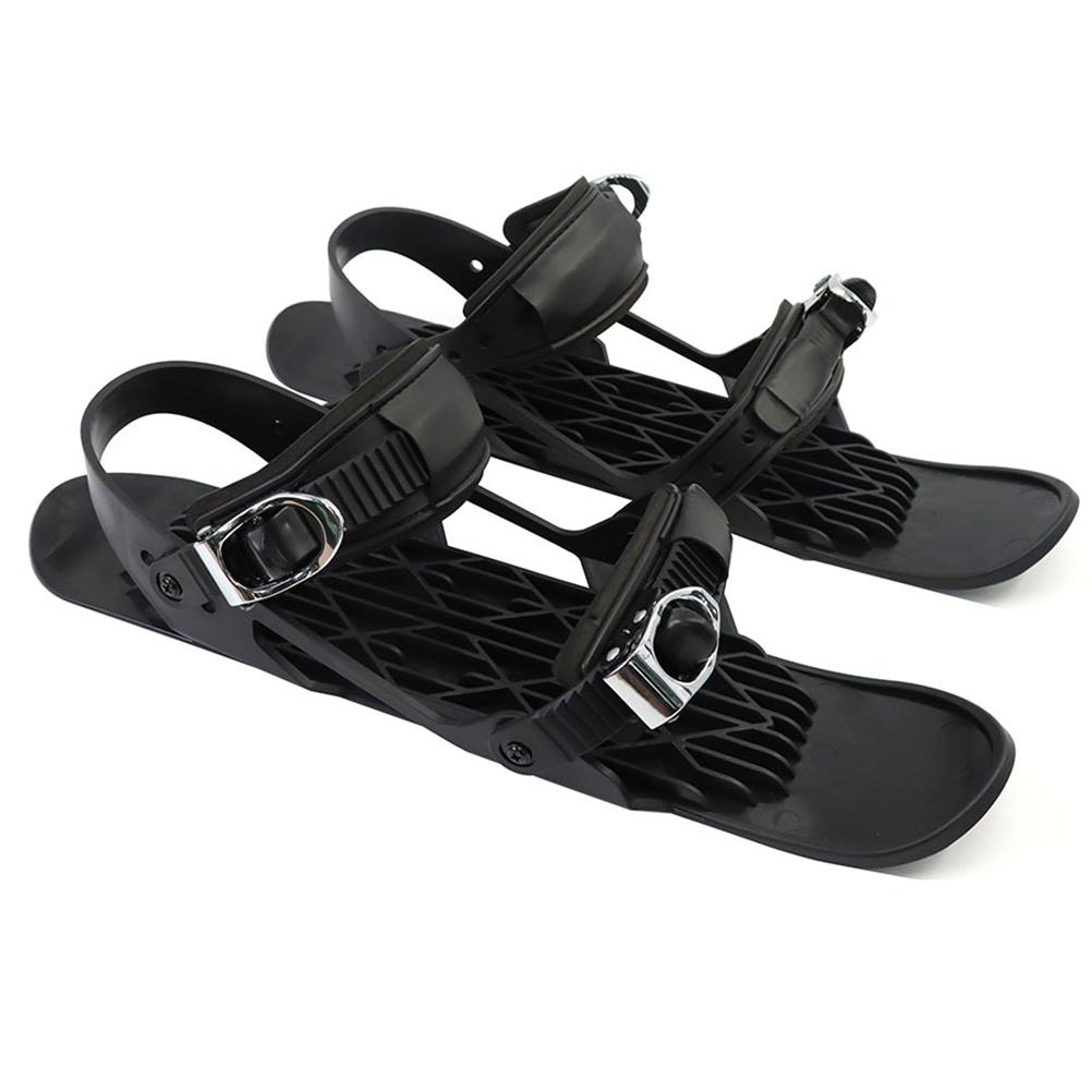 Mini Short Ski Skates Upgraded Adjustable Winter Skis Shoes Snowshoes Short Snowskates Skiboards for Men Women Outdoor