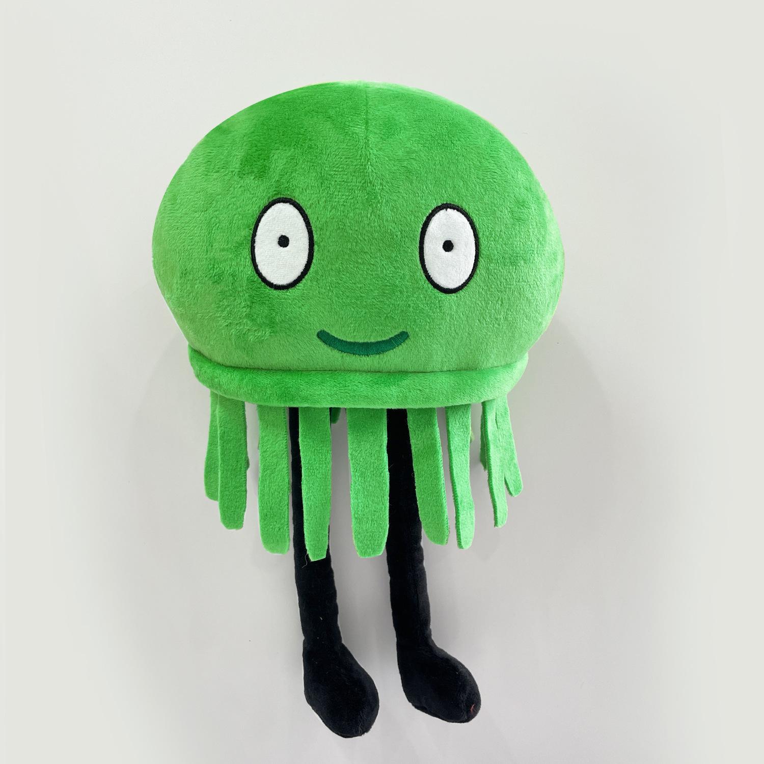 

Desktop Plush Kinitopet Pet Salamander Doll Horror Game Toy Loveliness And зелёный