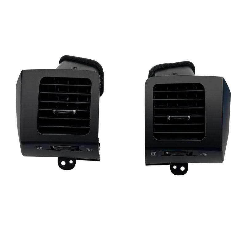HUIYAN Air Vent Grille  A/C Vent Silver Decorative Frame For Toyota Land Cruiser Prado LC120 2003-2009