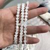 Natural White Mother-of-Pearl Star Bead Strand, 18 Cm, 8x8 Mm Shell Beads for DIY Jewelry Making (Bracelets and Necklaces)