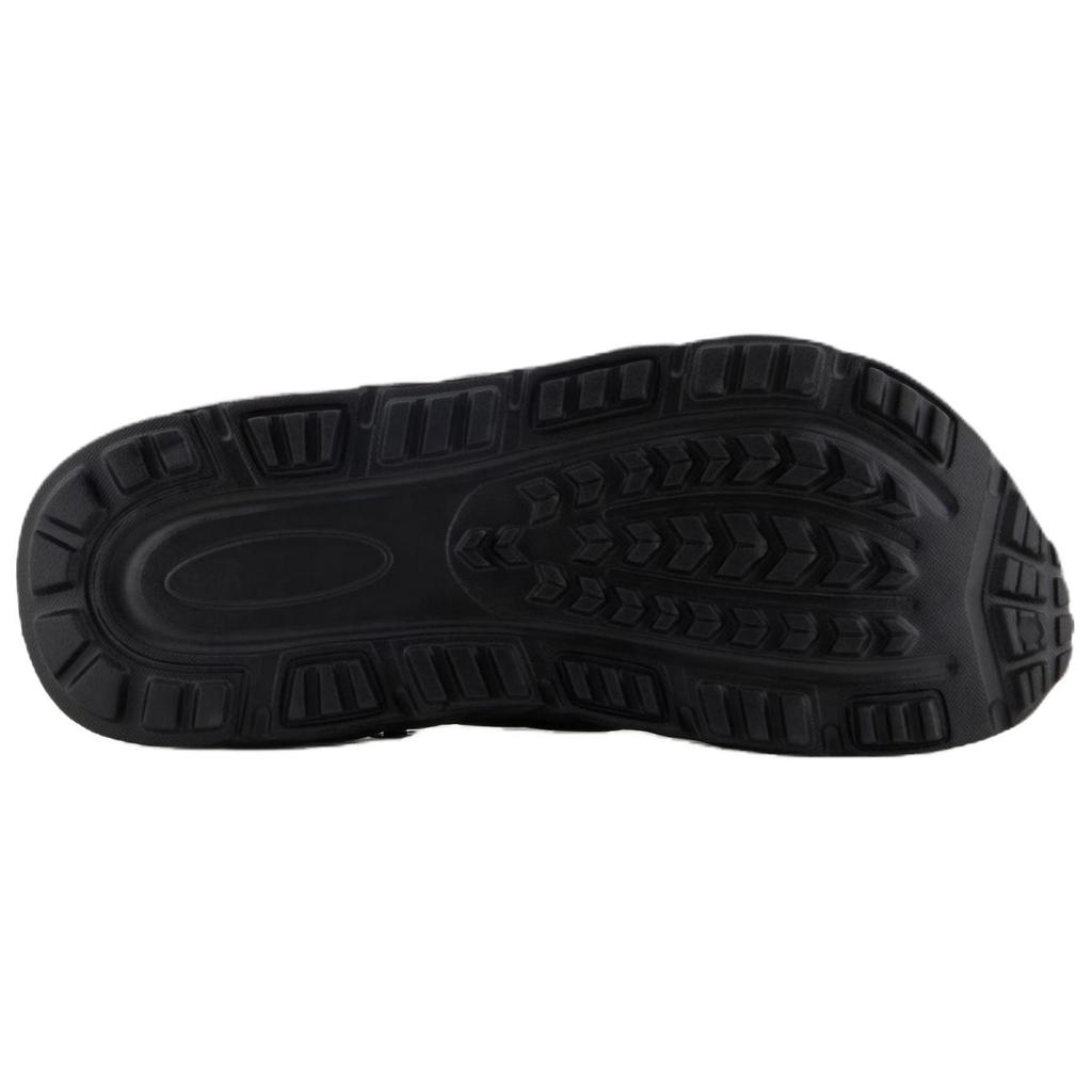 Emporio Armani EA7 Crusher Sonic Clog 3D Geometric Pattern Embossed Logo Round Toe Slip-On Clogs Unisex clogs Black XBR003XK448S336