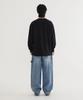 COVERNAT Slub Arch Logo Long Sleeve Black