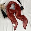 Scarf  for Women Versatile Neck Flower Scarf Versatile Striped Headband Hairband Scarf