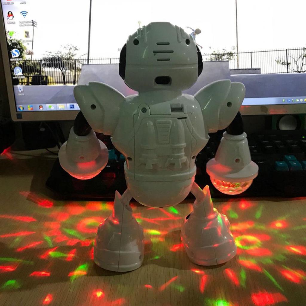Buy BABY ACC Electric Dancing Walking Musical Robot with Flashing Light ...