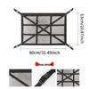 Car Roof Storage Mesh Pocket with Cross Direct Buckle - Dual Use Net for Car Roof Storage