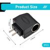 Convertitore di Alimentazione AC-DC Universale, Adattatore Presa Accendisigari Auto 220 V a 12 V, Trasformatore con Spina a Muro per Uso Domestico, Inverter di Alimentazione Plug and Play