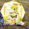 1PC Warner Tweety Bird Automatic Open/Close Umbrella with Windproof, 92-Rib Sturdy Canopy, Durable Ribs1309A