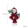 NUCHI Cross-Border Christmas Bell Ornaments - Tree & Window Decorations