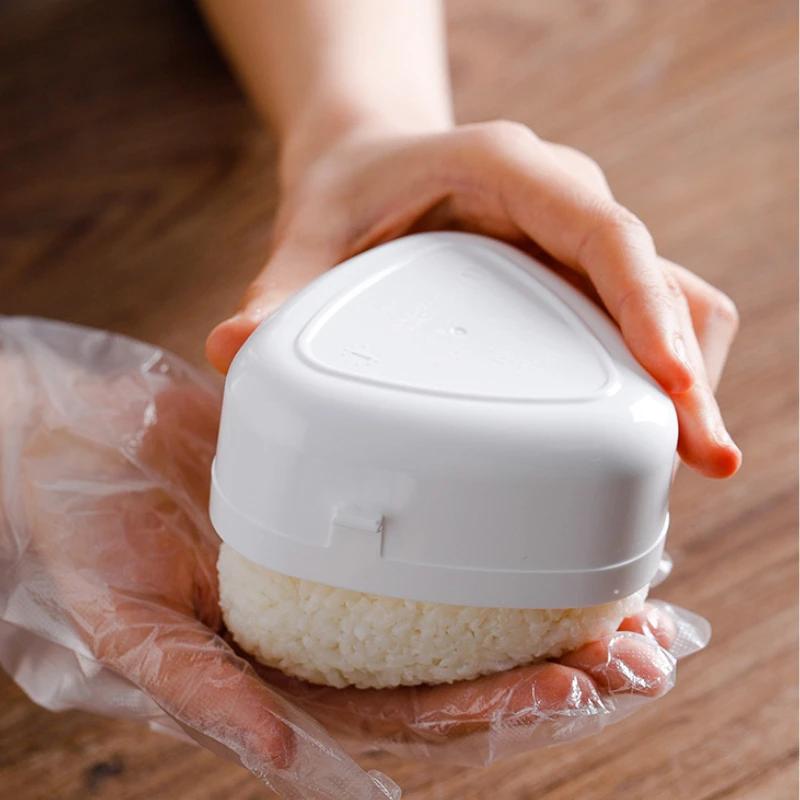 1PC Triangle Rice and Vegetable Roll Mould Bento Box Can Be Microwave Heated To Make Children's Sushi Lunch Box