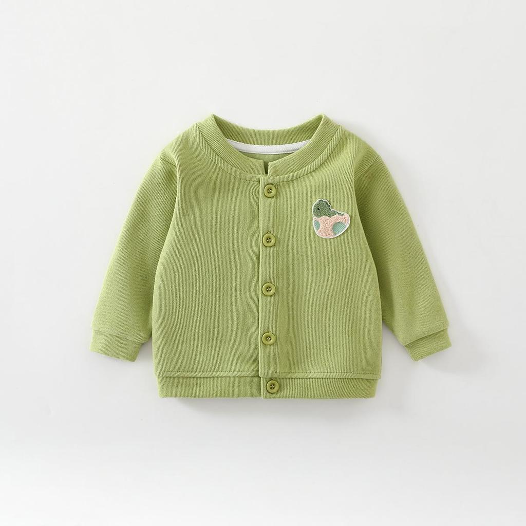 Jingqi Baby Windproof Cardigan - New Spring/Autumn 2025 Style, Warm Outing Wear for Boys and Girls