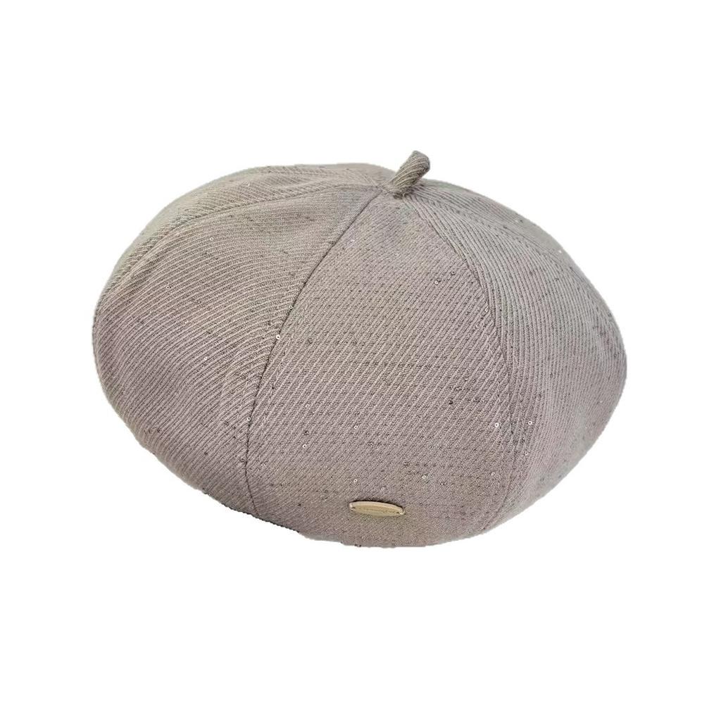Autumn and Winter Fashion Niche Versatile Beret Women Versatile Face Showing Small Hat Temperament Flat Top Hat Casual Beret