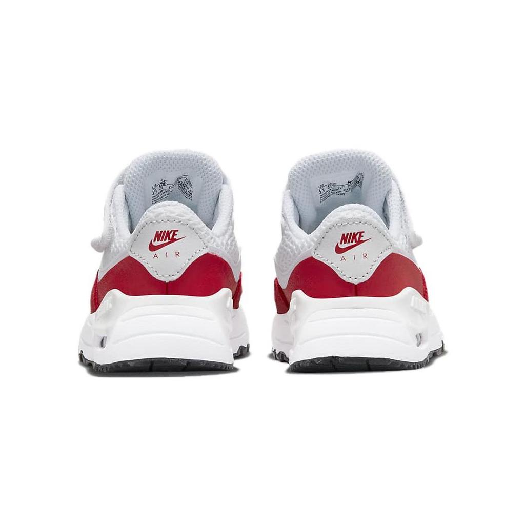 Nike Air Max SYSTM TD White University Red Baby Sneakers Photon-Dust DQ0286-108