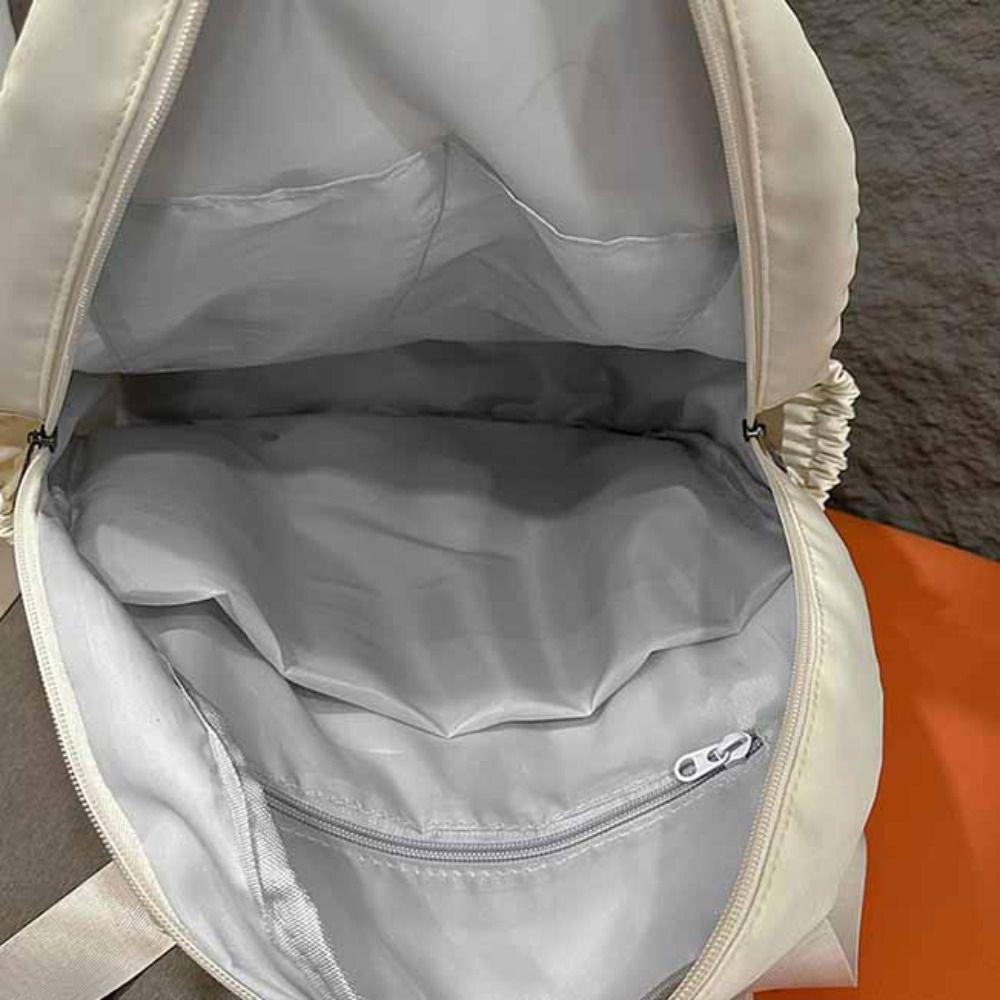 Large Capacity Sport Nylon Backpack Korean Style Fitness Bag Casual Travel Shoulder Bag  Women