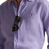 Polo Ralph Lauren Solid Linen Long Sleeve Shirt Classic Fit Men Shirts MNPOWOV16824767500