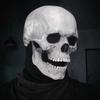 Movable Jaw Full Head Skull Mask Halloween Decoration Horror Helmet Scary Mask Masquerade Holiday Party Decoration