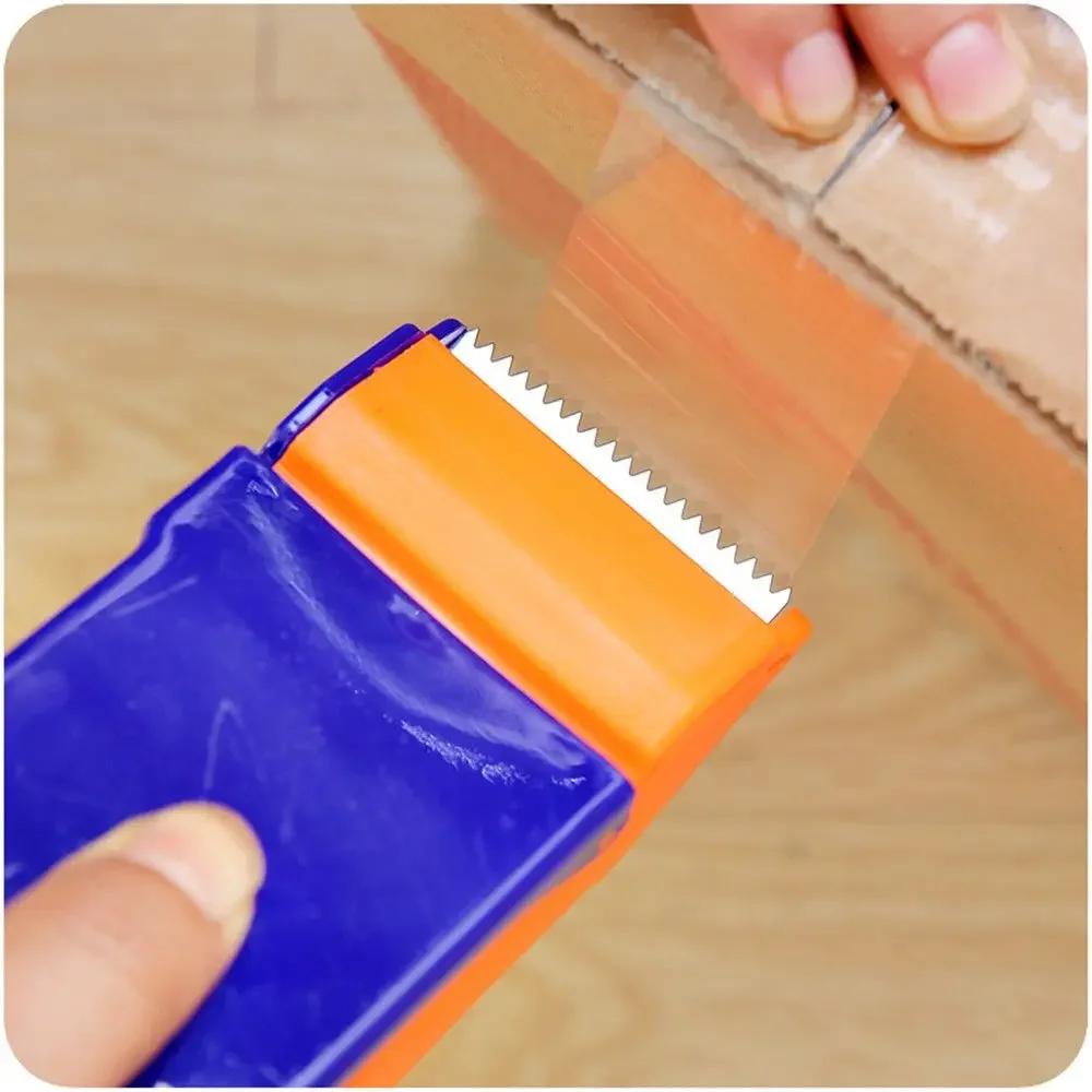 Tape Dispenser Plastic Sealing Packer Packaging Parcel 48mm Width Roller Tape Cutter Sealing Tape Holder Manual Machine