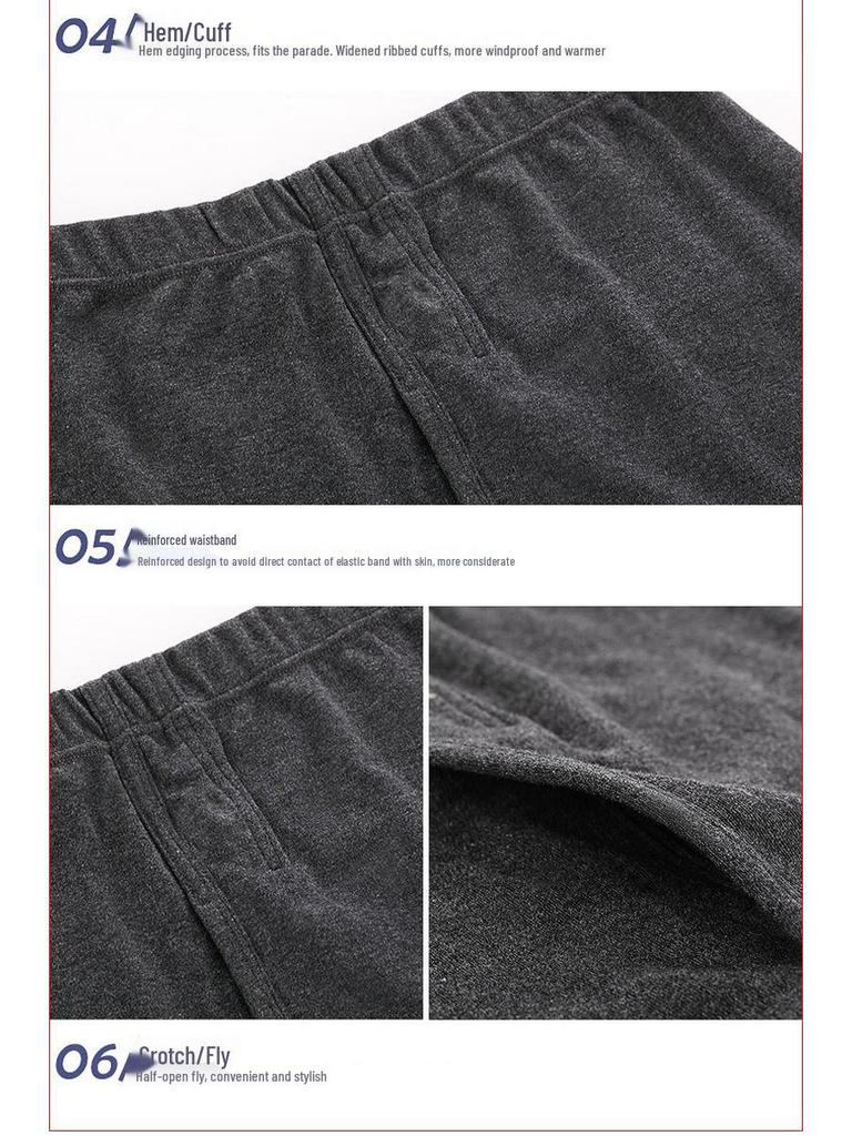 Unisex Herbst/Winter Warmes Unterwäsche-Set - Elastische Basisschicht mit Uni-Rundhalsdesign für Paare