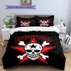 Biancheria da letto con motivo Die Toten Hosen Decorazione per la casa Regalo di compleanno ( 1 copripiumino + 2 federe, senza imbottitura),merchandising per fan.