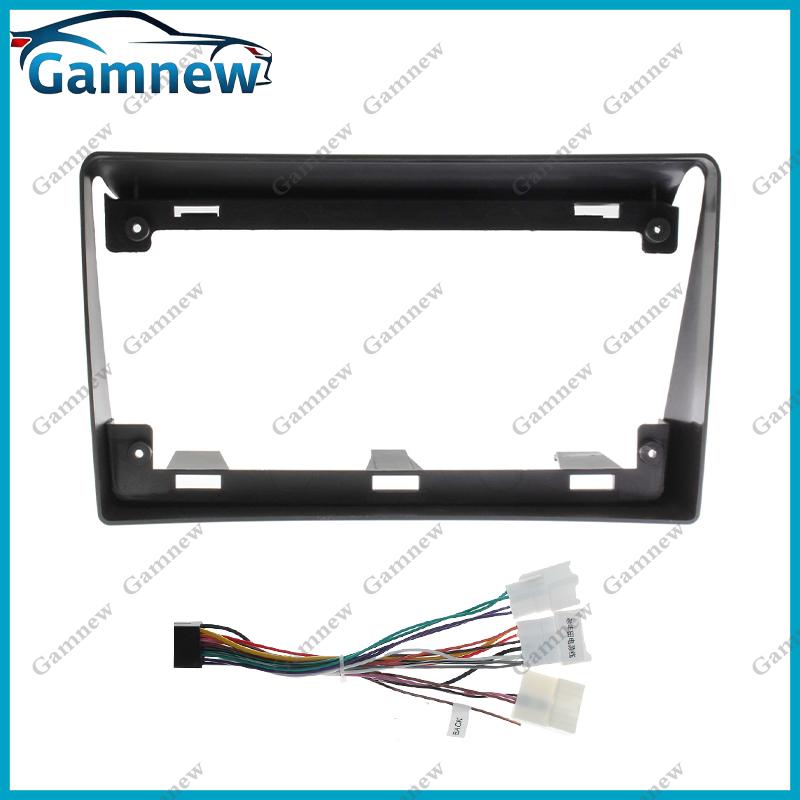 9 Inch Car Frame Fascia Cable Adapter For Toyota Hilux Pick Up 1997-2004 Android Radio Dash Fitting Panel Kit