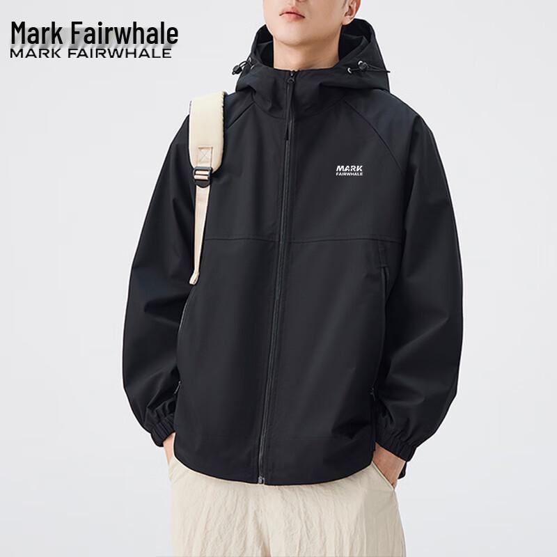 Mark Fairwhale Men's Hooded Waterproof Windproof Jacket
