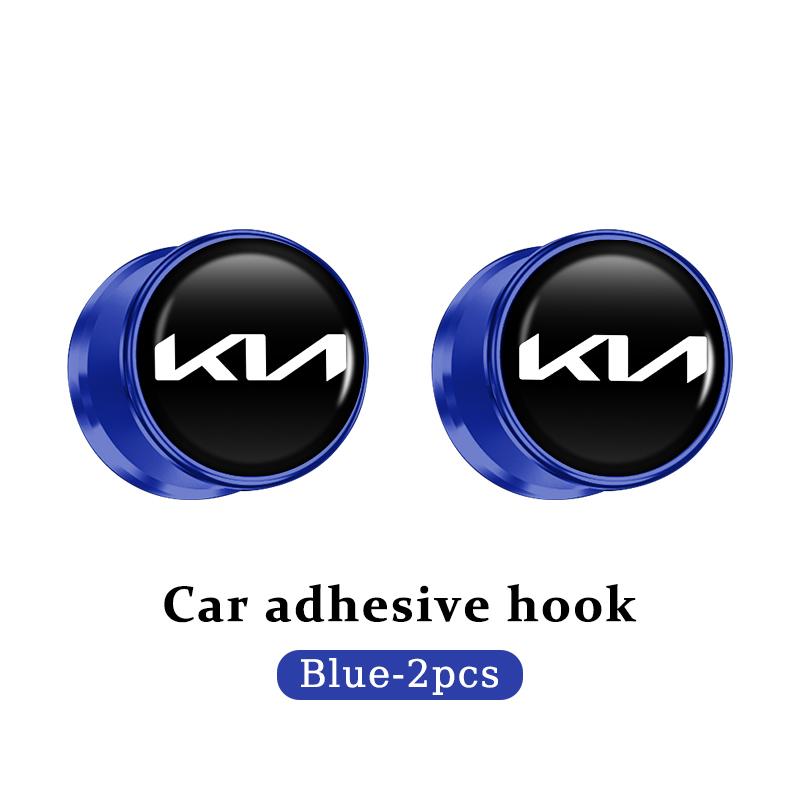For KIA Car Hooks Small Hanger Self Adhesive Sticky Storage Auto Accessories Ceed Sportage Rio K5 K2 Optima Cerato Venga Sedona