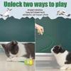 Cat-themed interactive cat teaser, indoor interactive automatic cat teaser, electric pet play product.