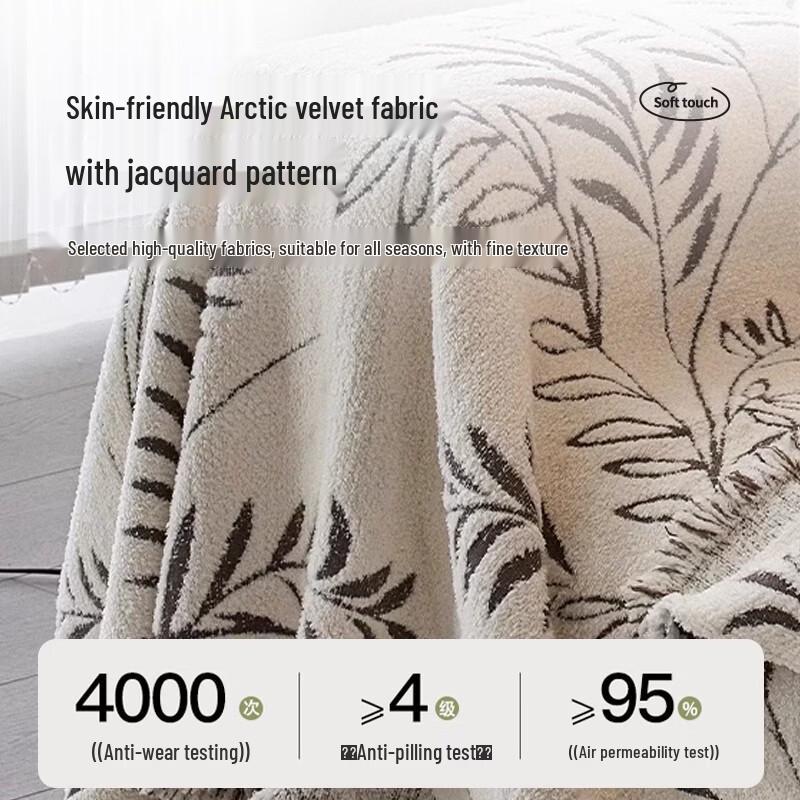 Luxury Velvet Anti-Slip Sofa Cover