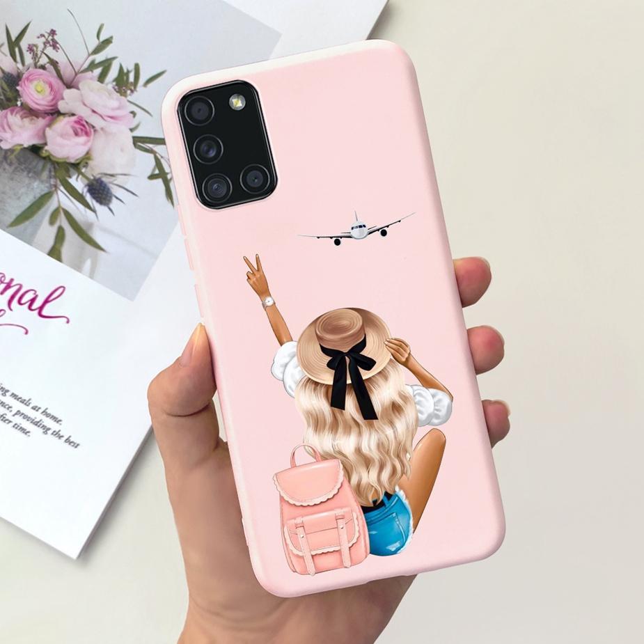 For Samsung Galaxy A51 A71 Case A515F A715F Cute Fashion Cartoon Painted Phone Case For Samsung A51 A 31 41 71 Soft Cover Bumper