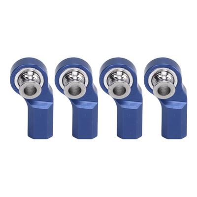 4PCS RC Car Rod End Bend M3 Aluminium Alloy Steel RC Car Steering Rod Head for Axial SCX10 110 Car