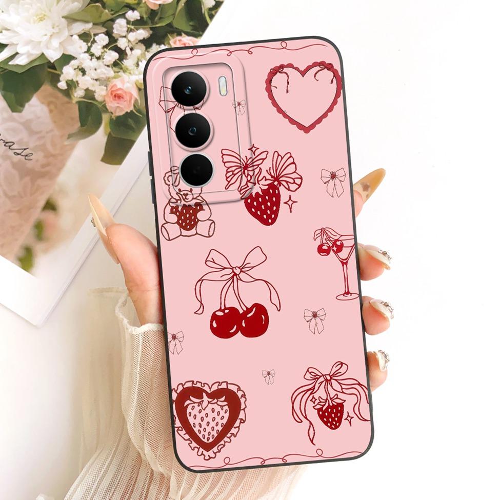Cover For Realme C71 Case RMX5303 Silicone Luxury Fashion Flowers Kawaii Cute Painted Shockproof Phone Case For Real me C71
