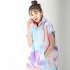Breathable Tie Dye Fabric Casual Colorful Teens Korean Style Homewear Cloth Sewing Streetwear Decoration Vintage Fashion Chic