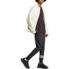 adidas Originals Trifoglio Stampa Logo Solido Giacca di Cotone con Collo Alto Uomo Giacca Bianco Sporco HS1581