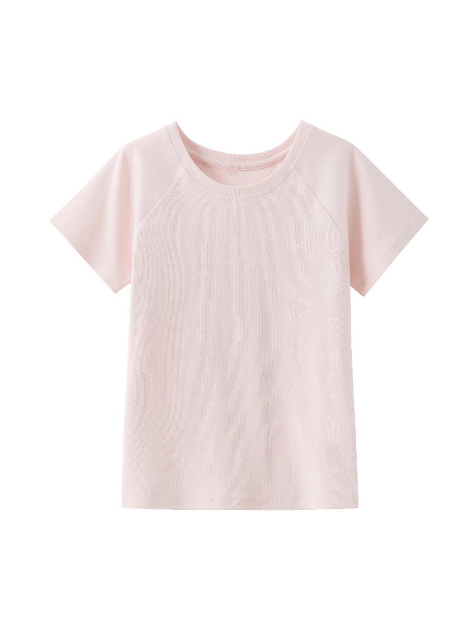 

Women s Summer Slim Fit Raglan Sleeve T-Shirt: Sweet & Spicy Style with Round Neck and Straight Shoulders Small