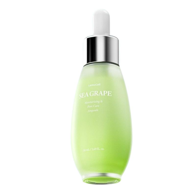 

[LAMUSELL] Sea Grape Pore Tightening Ampoule 50ml – K-Beauty Moisturizing Essence for Oily & Sensitive Skin 50ml