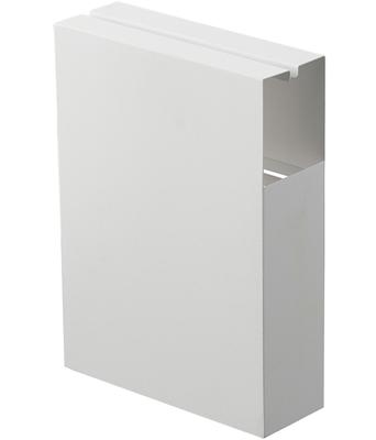 Yamazaki Jitsugyo 4325 Carpet Cleaner Stand White Approx. W20XD7XH27.5cm Tower Adhesive Cleaner with Spare Storage