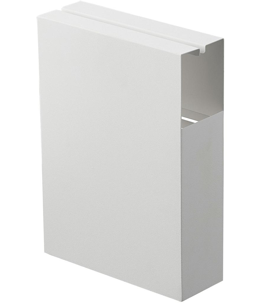 Yamazaki Jitsugyo 4325 Carpet Cleaner Stand White Tower Adhesive Cleaner with Spare Storage Approx. W20XD7XH27.5cm